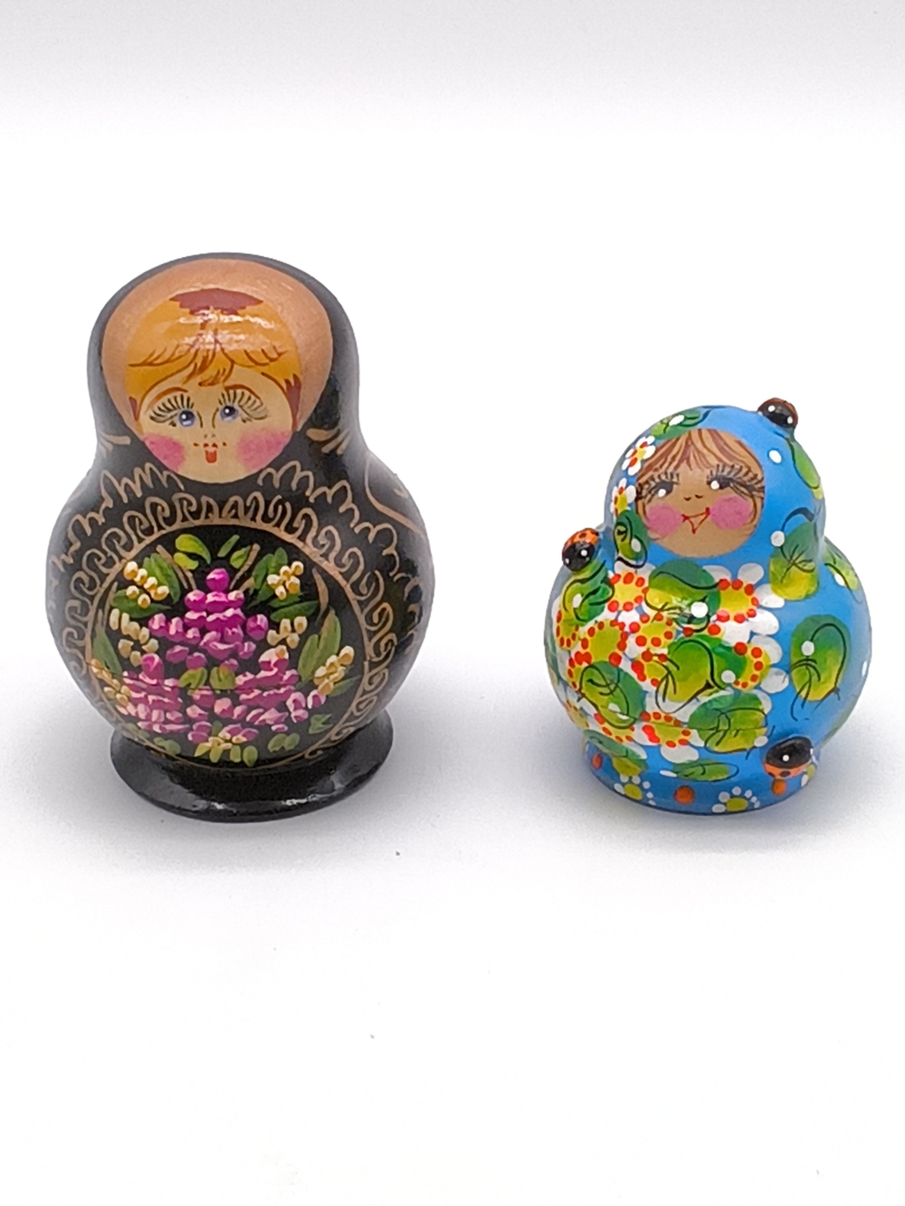 VTG Matryoshka Nesting Dolls Miniature Set - Sergiev Posad, Hand Painted